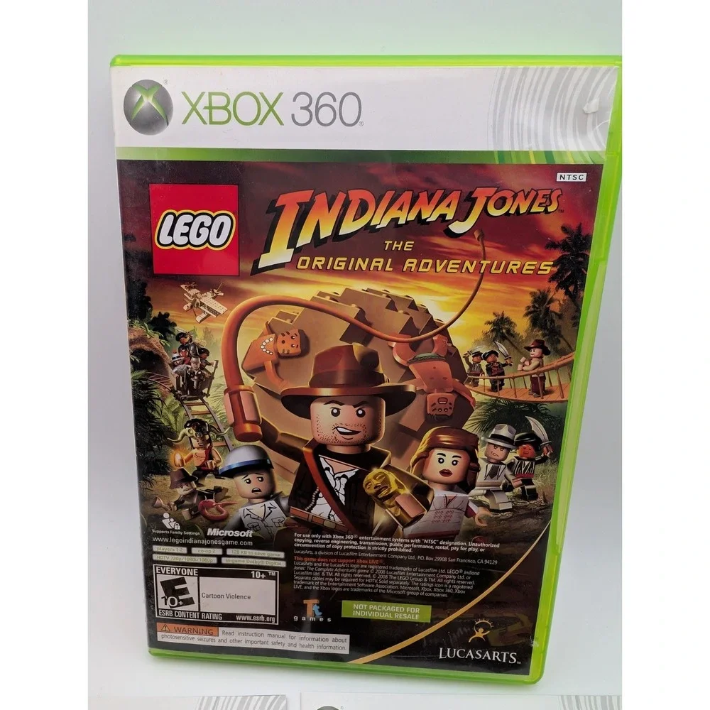 LEGO Indiana Jones and Kung Fu Panda Dual Pack (Microsoft Xbox 360) Complete